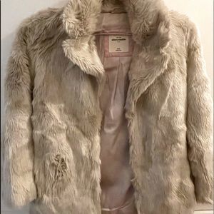 ABERCROMBIE faux fur kids fancy coat